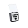 Authentic Series Bridge and End Pin Set (Plain Black)