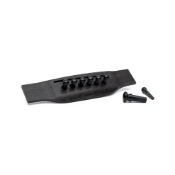 Authentic Series Bridge and End Pin Set (Plain Black)
