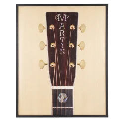 D-45 Headstock Framed Print