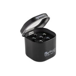 LUXE BY MARTIN® Bridge Pins (Gloss Black with Pearl)