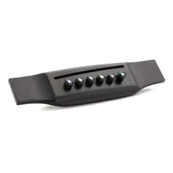 LUXE BY MARTIN® Bridge Pins (Gloss Black with Pearl)