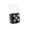 Martin Inlaid Bridge & Endpins - Bass White/Black
