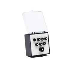 Martin Inlaid Bridge & Endpins - Black/White