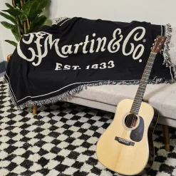 Martin Script Logo Woven Blanket