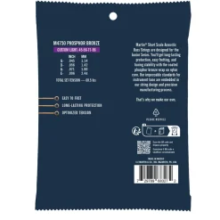 Short Scale Coated Acoustic Bass Strings